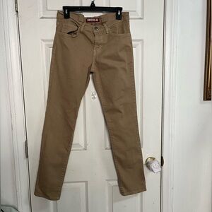 Women's Straight Leg Jeans - Brown